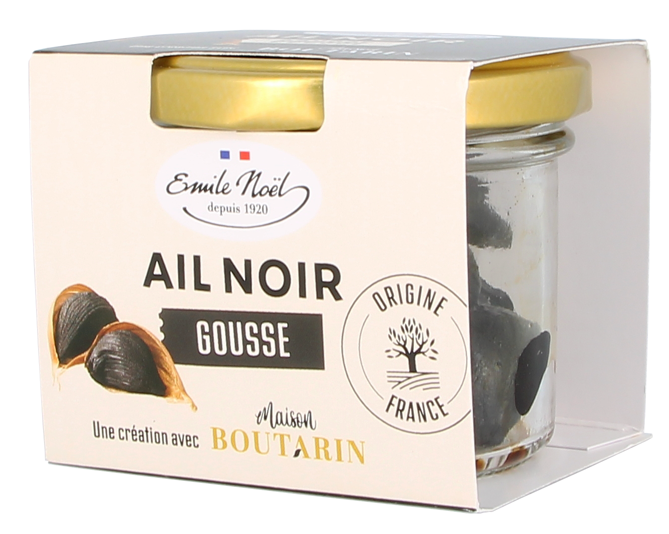 Émile Noël -- Ail noir gousse bio (origine France) - 60g