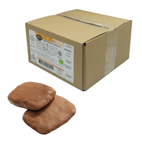 Belledonne -- Biscuit crousti'choc noisette bio - vrac 3 kg