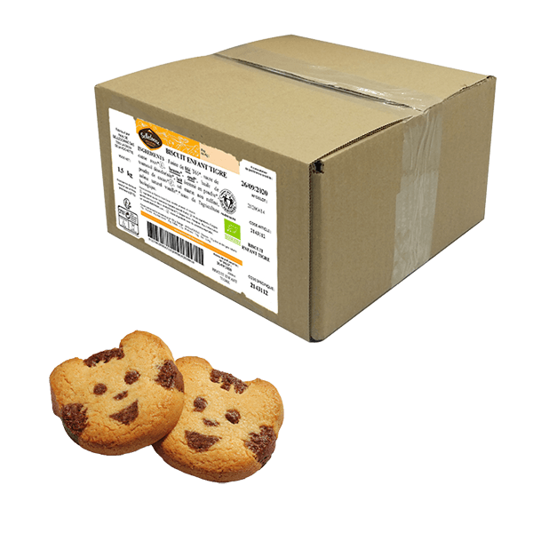 Belledonne -- Biscuit enfant tigre choco vanille bio - vrac 3 kg